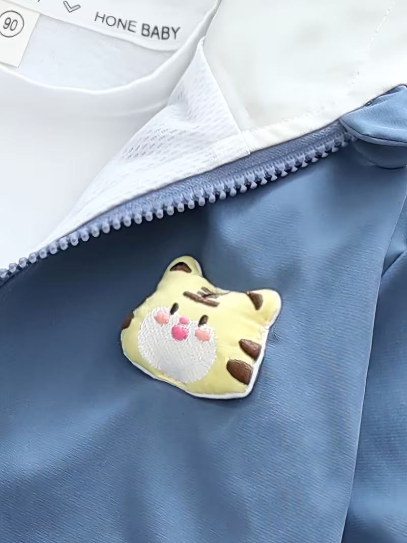 Spring/Autumn New 'S Cartoon Animal Pattern Mischievous Tiger Jacket Casual Brightening Fashion Comfortable Versatile Jacket