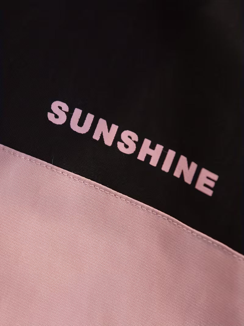 'S Spring And Autumn New Korean Style Versatile Easy Color-Blocking Jacket Casual Fashion Trendy Foreign Style Contrasting Color English Jacket