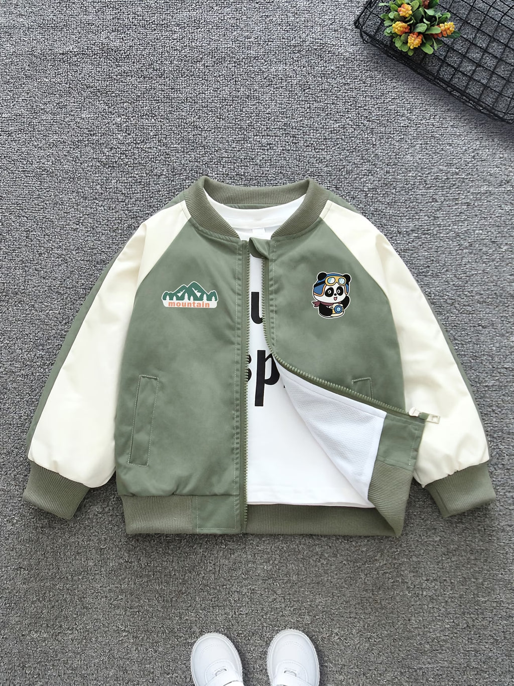 Girls' Autumn New Unisex Outdoor Outfit Korean Versatile Fashion Easy Trendy American Retro High-Quality Medium to Large Girls' Baseball Jacket Coat Trendy
