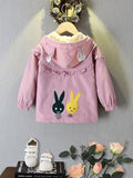 New Spring And Autumn Stylish And Comfortable Jacket for Girls, Perfect for Outdoor Activities And Casual Outings, Featuring a Cute Print Design for Young Children