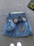 Spring/Autumn New 'S Cartoon Animal Pattern Mischievous Tiger Jacket Casual Brightening Fashion Comfortable Versatile Jacket